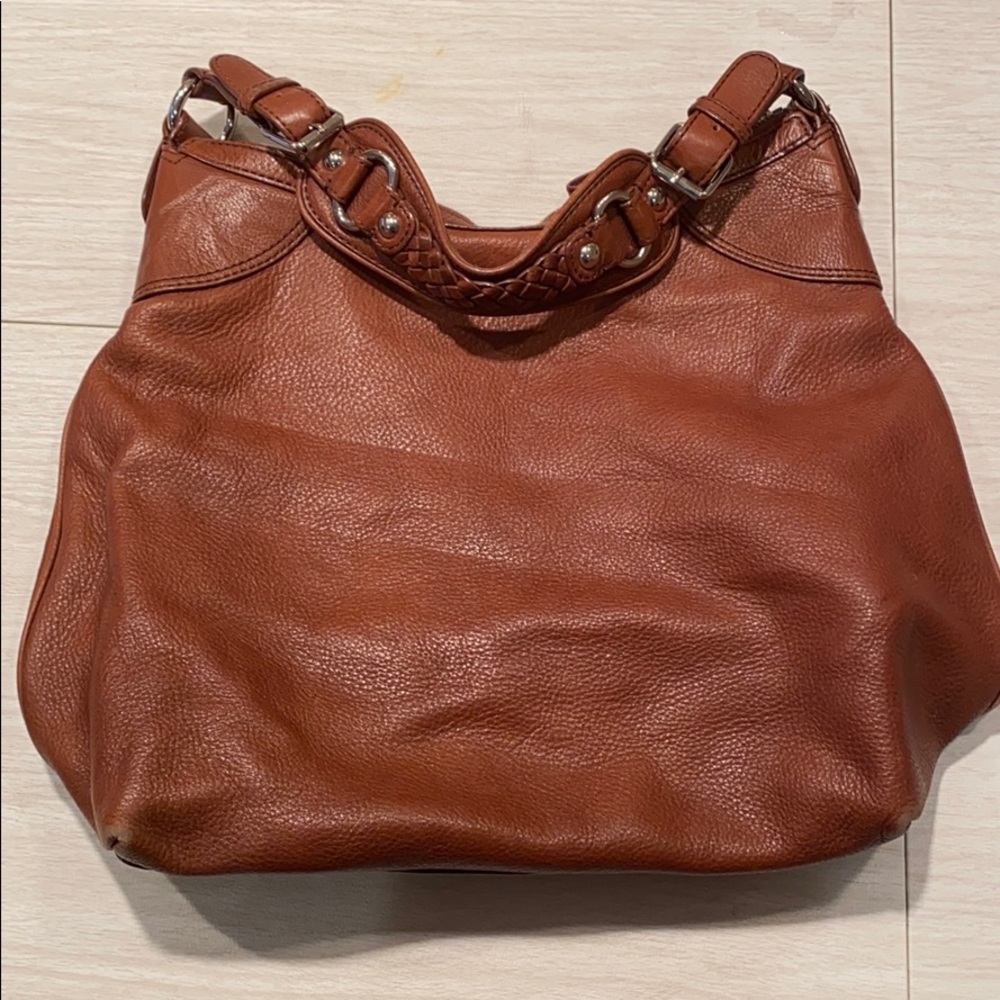 BANANA REPUBLIC Brown Leather Shoulder Hobo